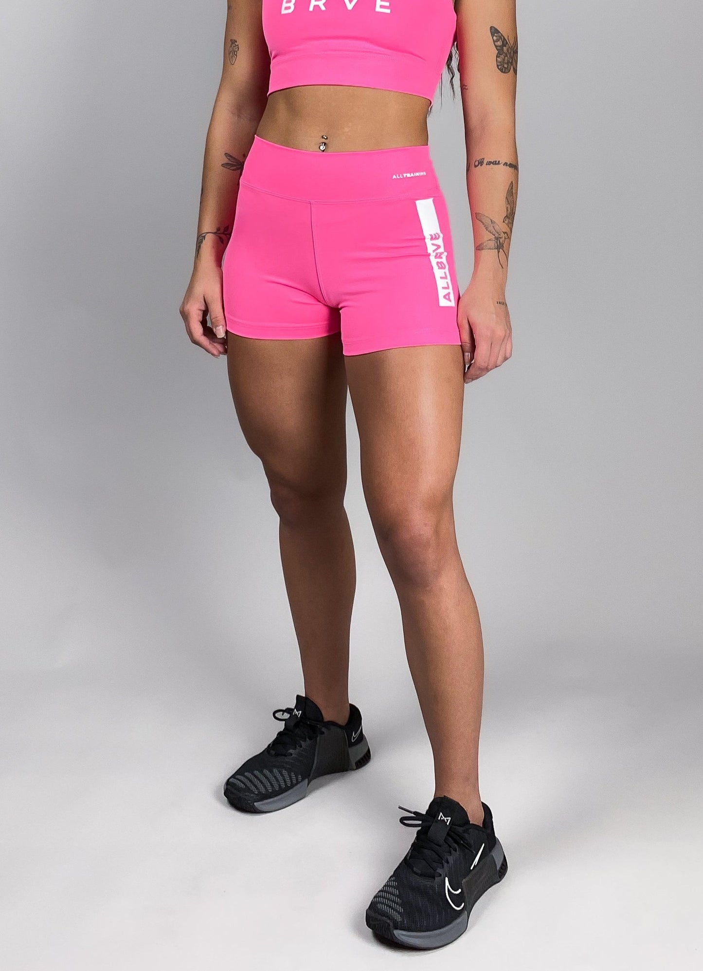 Shorts Feminino Act Alltraining Pink Glow