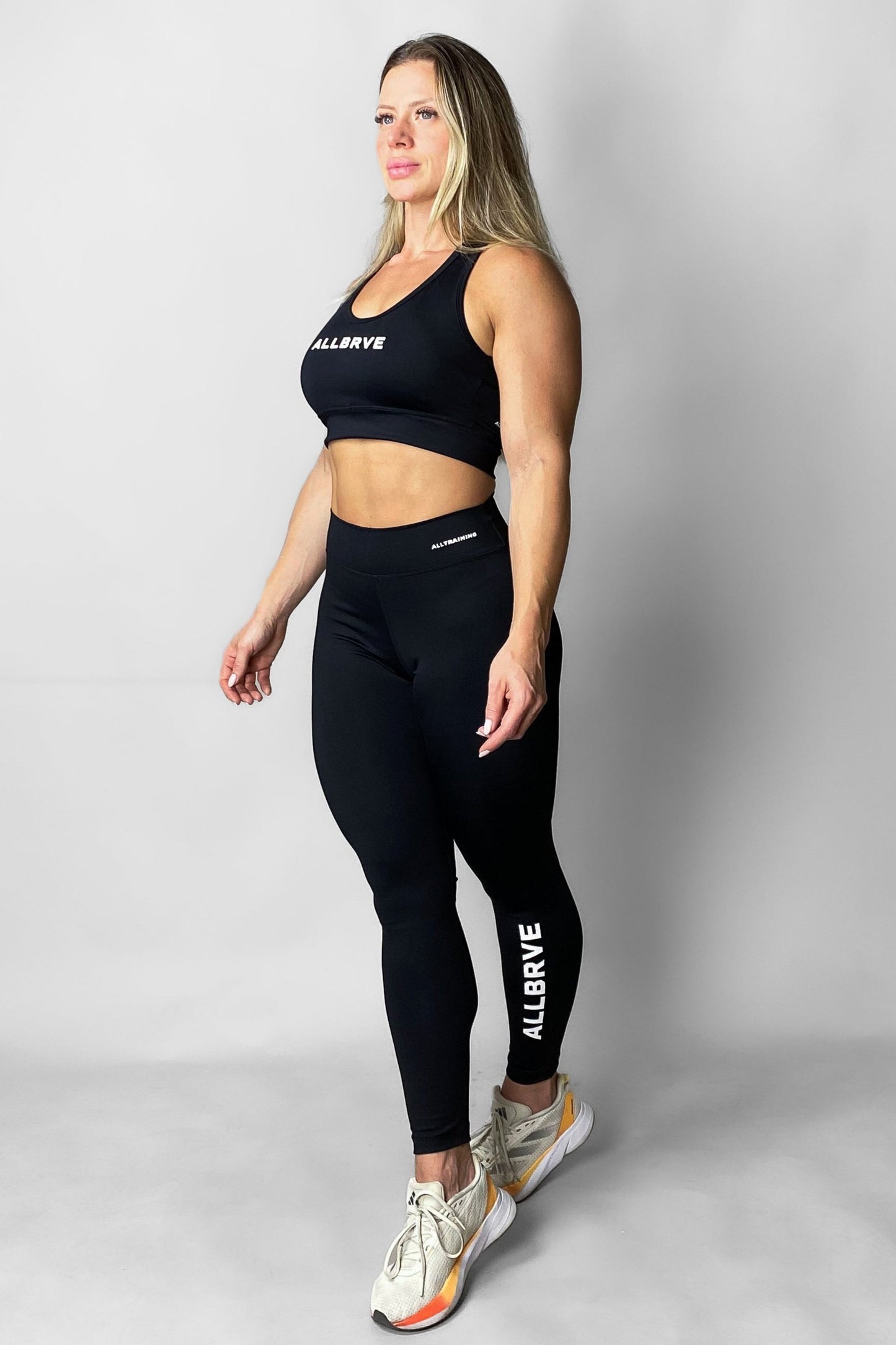 Calça Legging Alltraining Preta Cós Regular - Classic