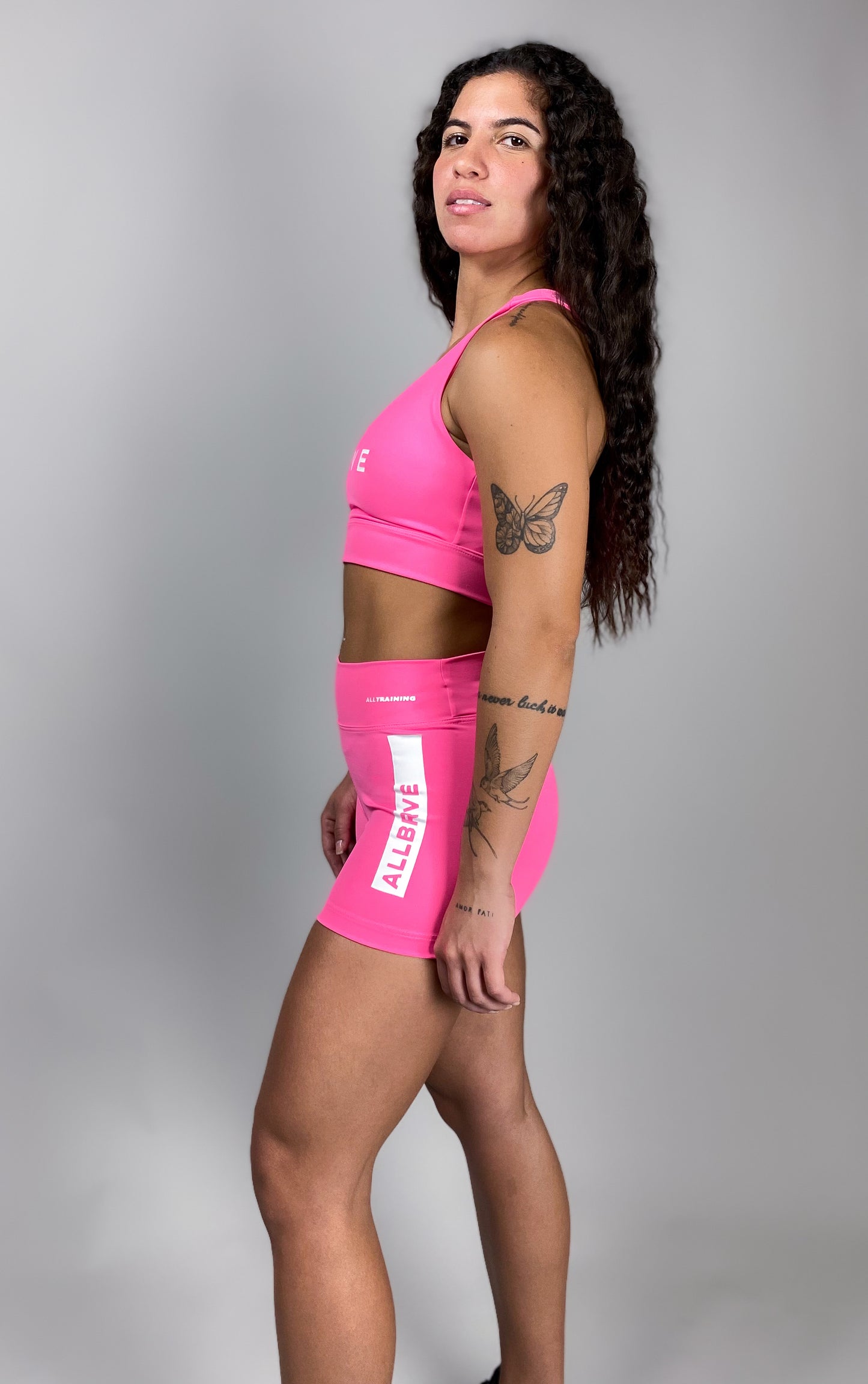 Shorts Feminino Act Alltraining Pink Glow