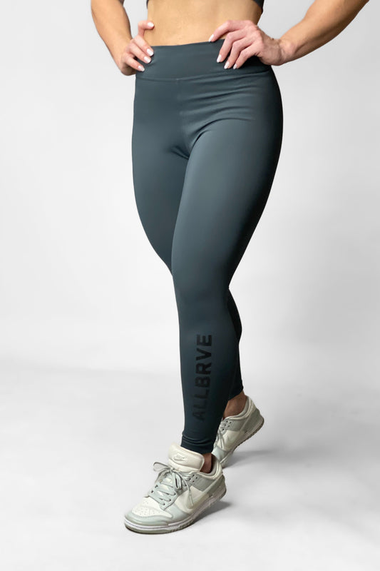 Calça Legging Alltraining Cós Regular Cinza Urban