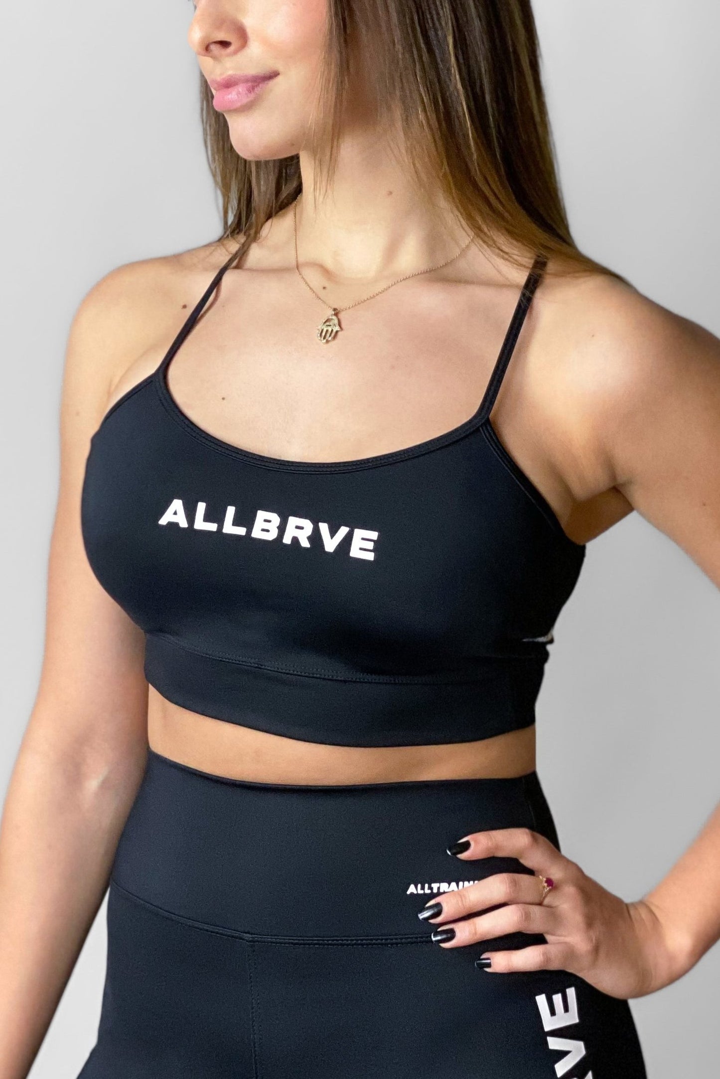 Top Feminino Alltraining Act Preto Allbrve