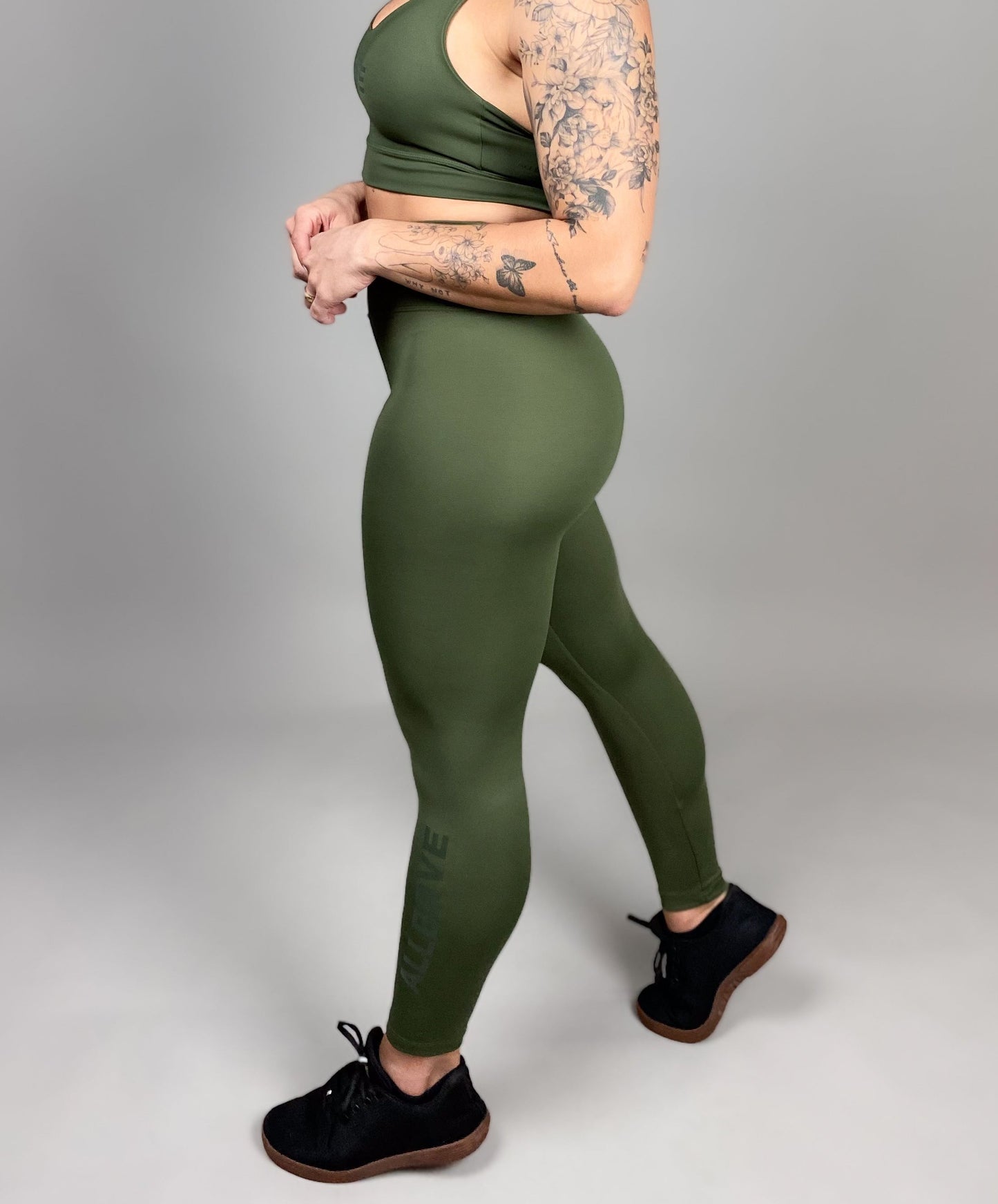 Calça Legging Alltraining Essential Verde Allbrve