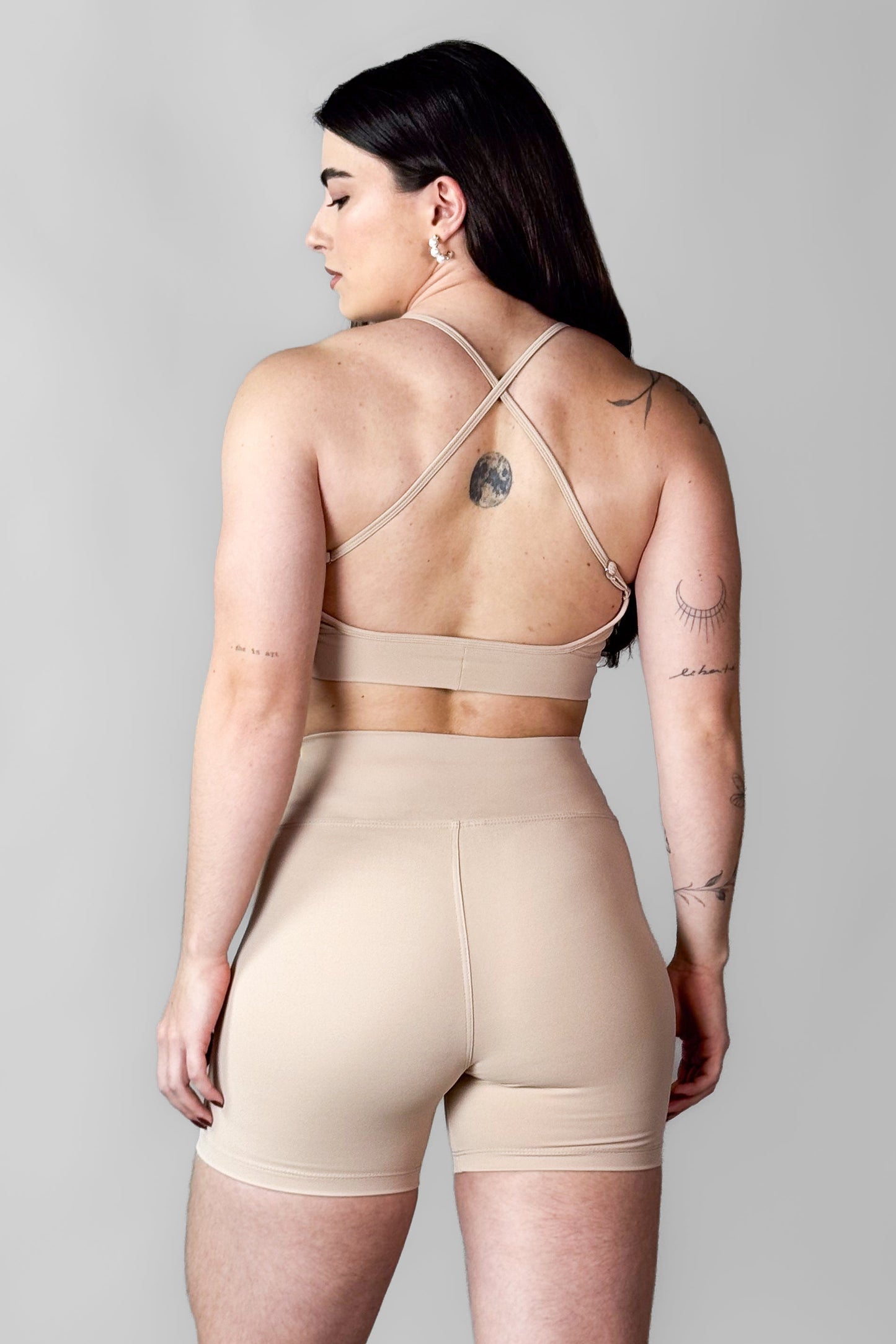 Shorts Feminino Alltraining Essential Creme Allbrve Round