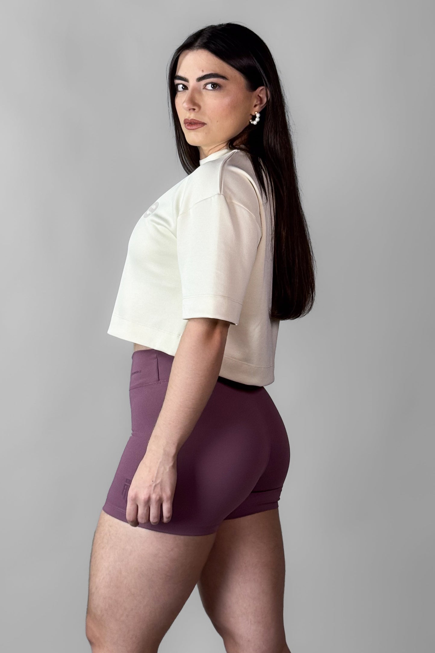 Cropped Oversized Creme Allbrve Round