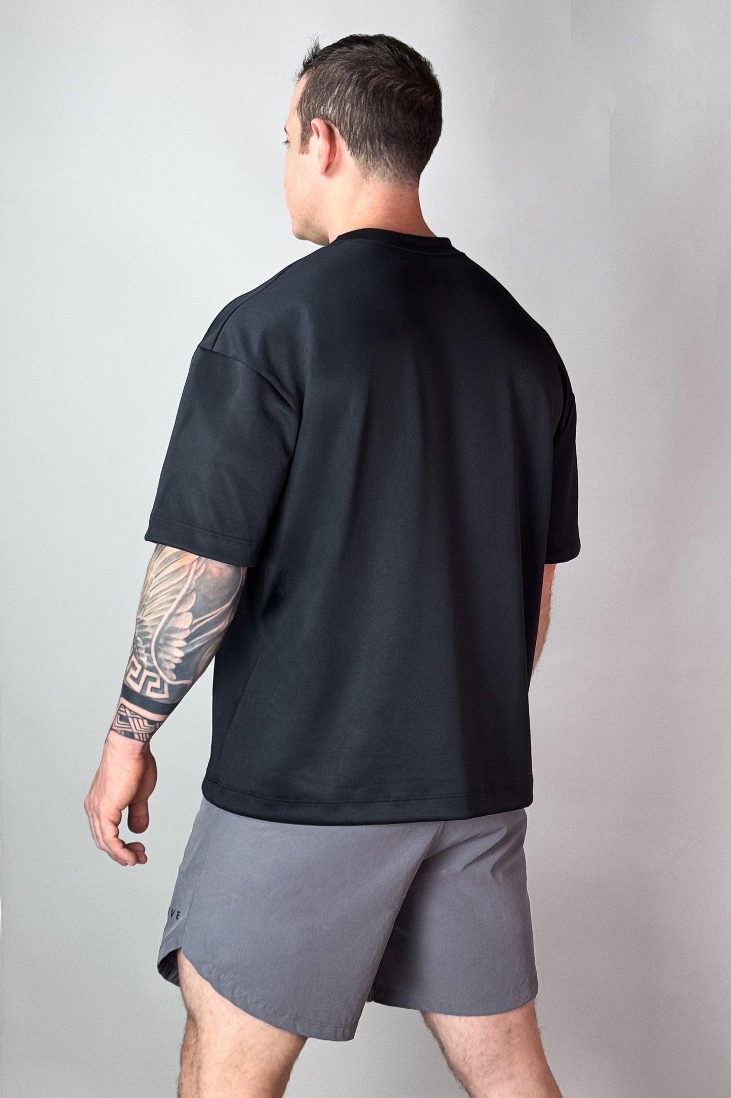 Camiseta Masculina Oversized Preto Allbrve PT
