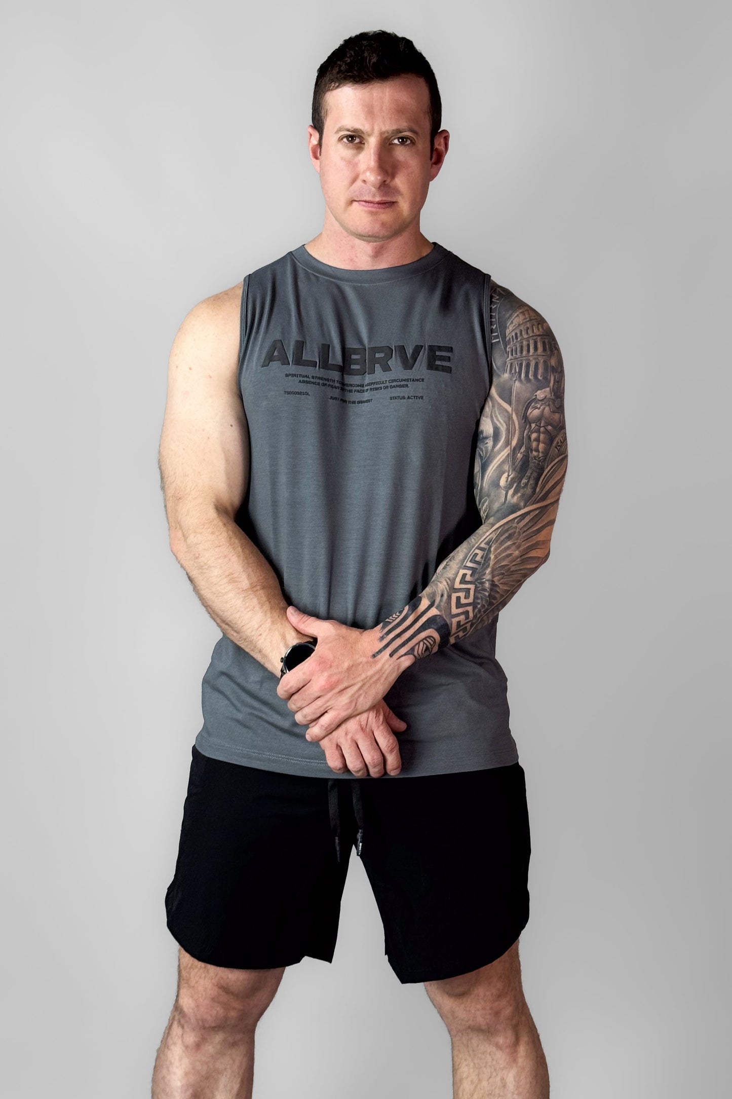 Regata Masculina Light Cinza Urban Allbrve Sign