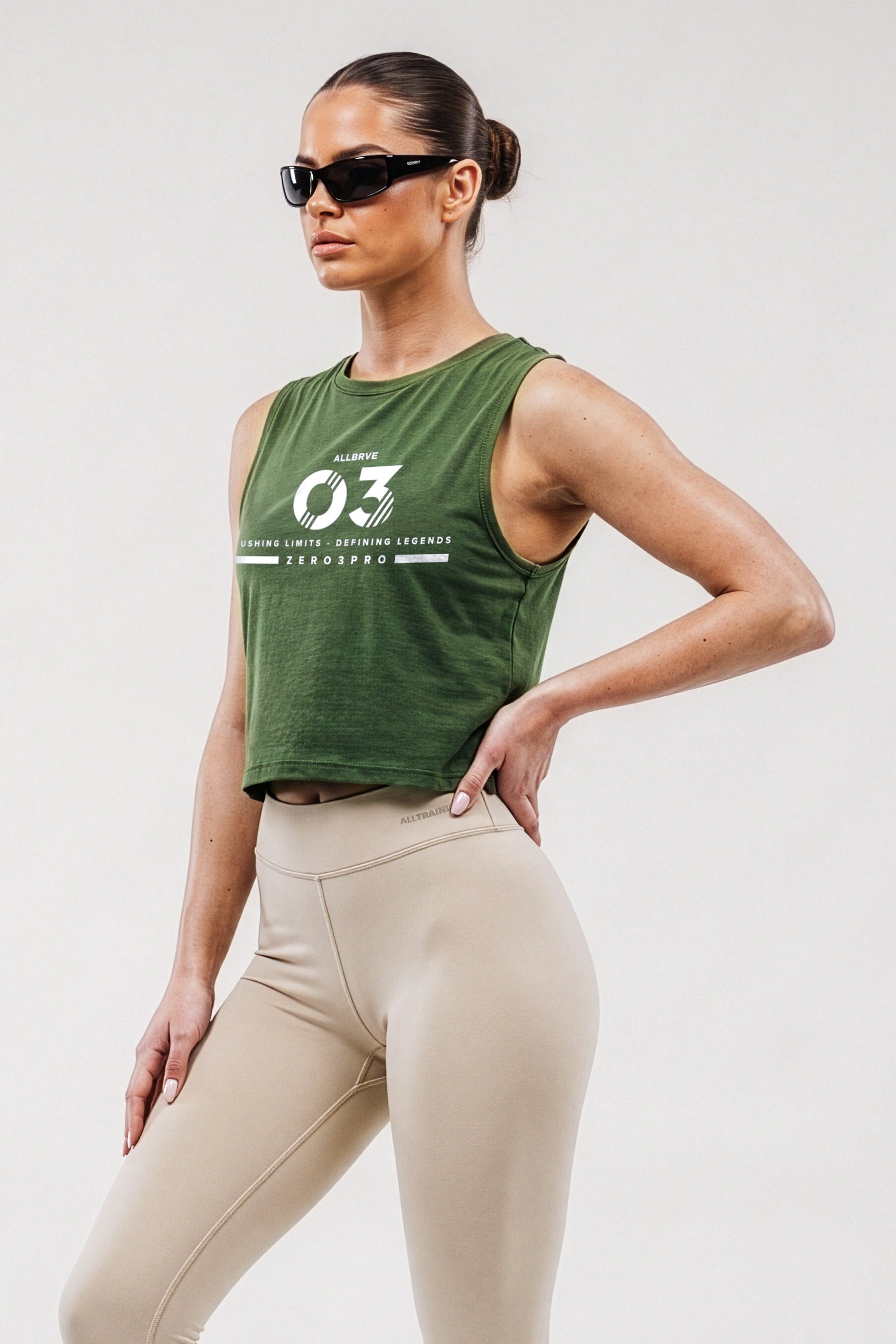 Regata Cropped Verde Militar 03Pro