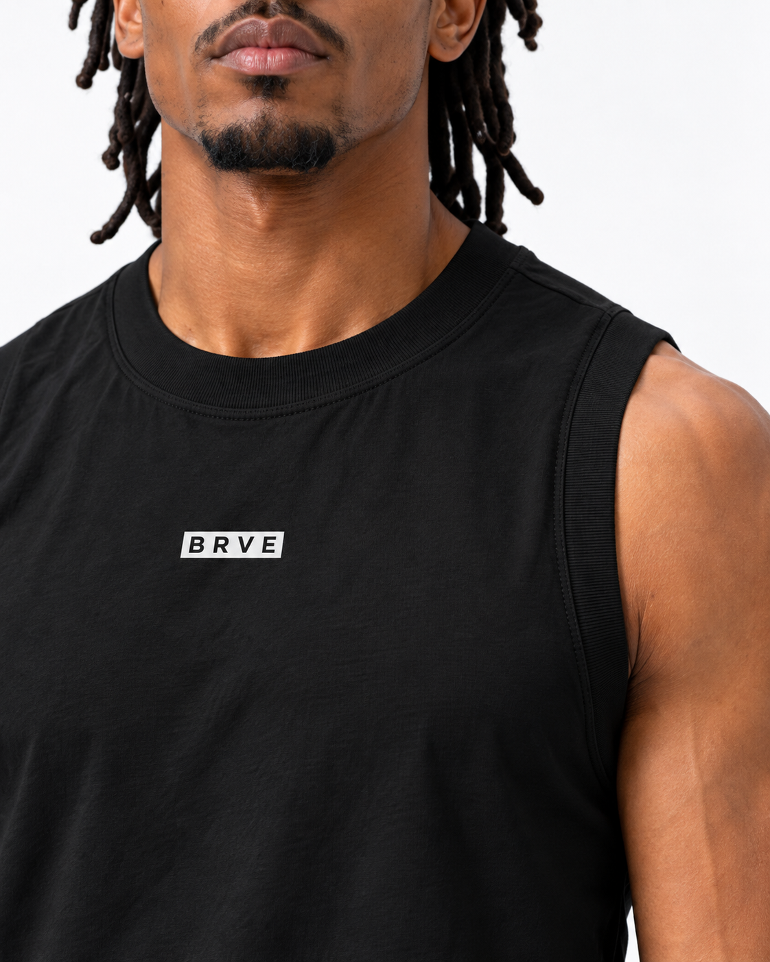 Regata Masculina Muscle Preta