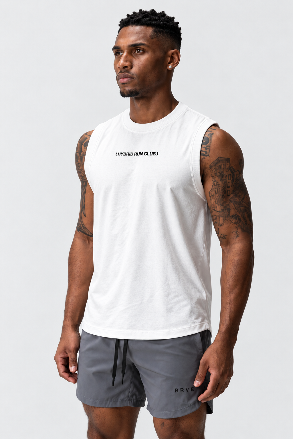Regata Masculina Muscle Branca