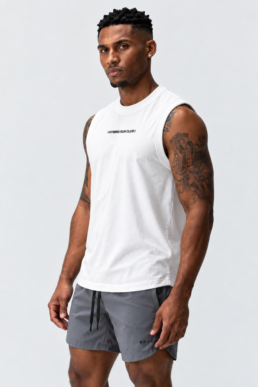 Regata Masculina Muscle Branca