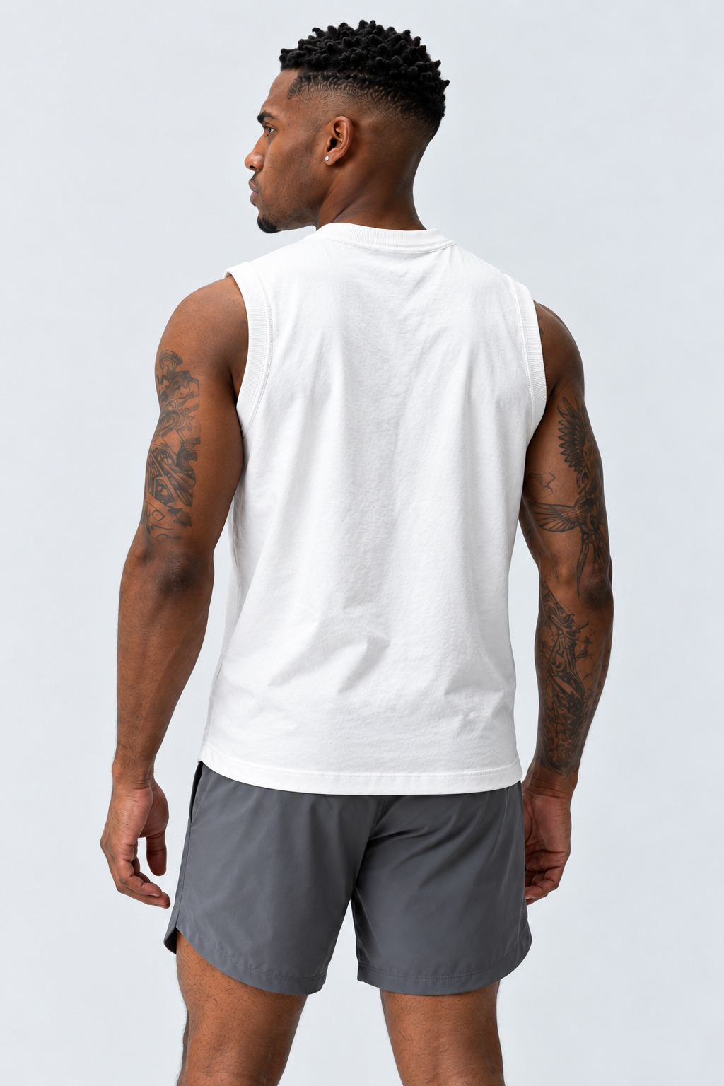 Regata Masculina Muscle Branca