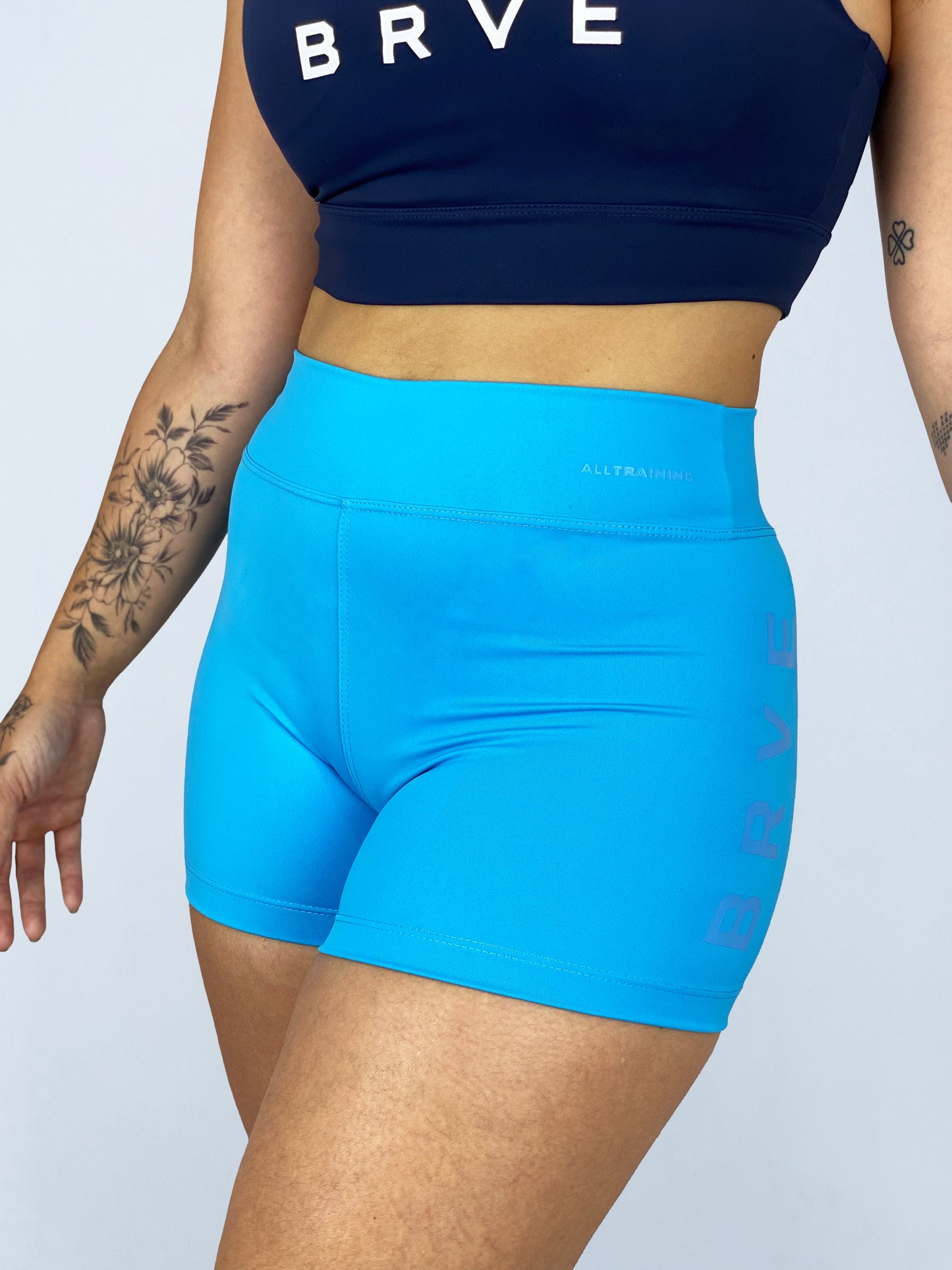 Shorts Feminino Alltraining Act Azul Capri BRVE