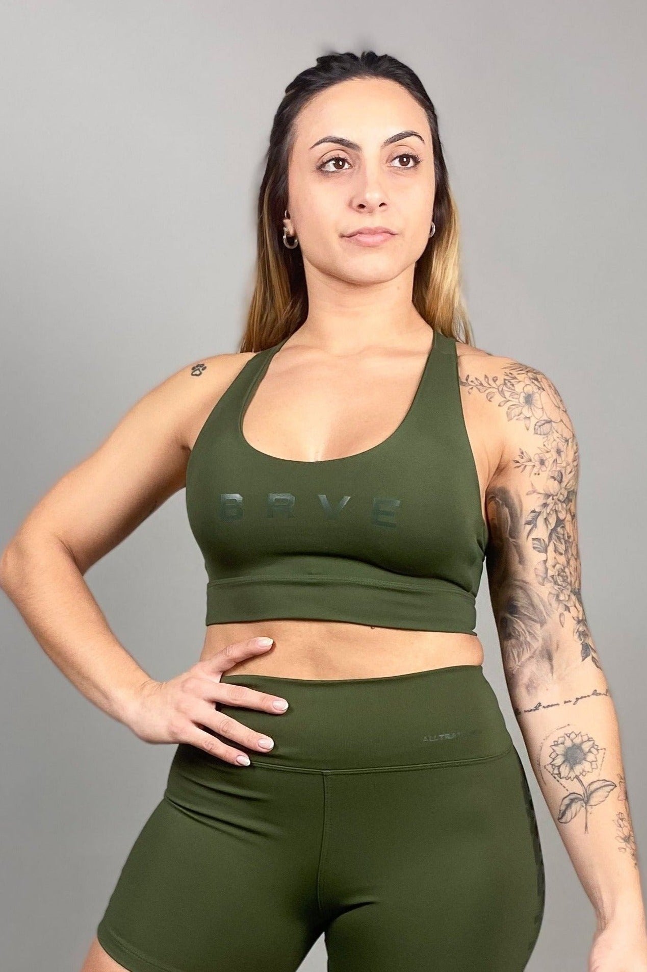 Top Feminino Alltraining Essential Verde BRVE