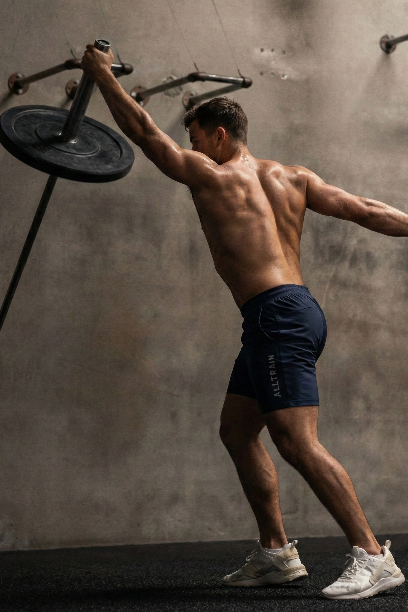 Shorts Masculino Alltraining Preto Allblack One