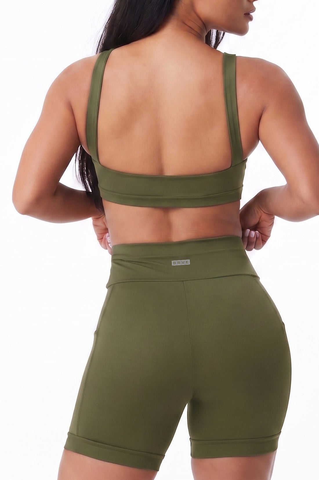 Top Feminino Alltraining® Grip Verde Militar