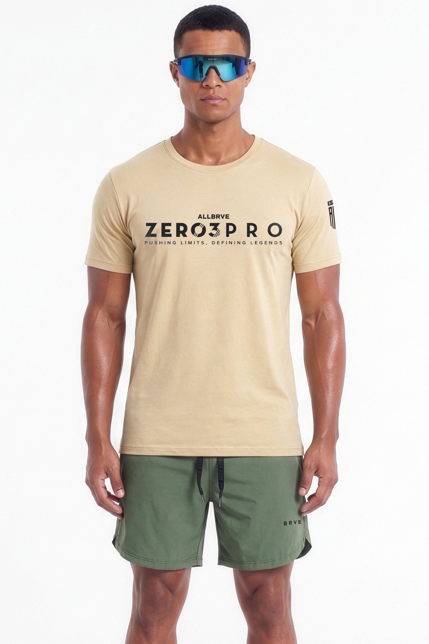 Camiseta Masculina Light Training Desert 03Pro