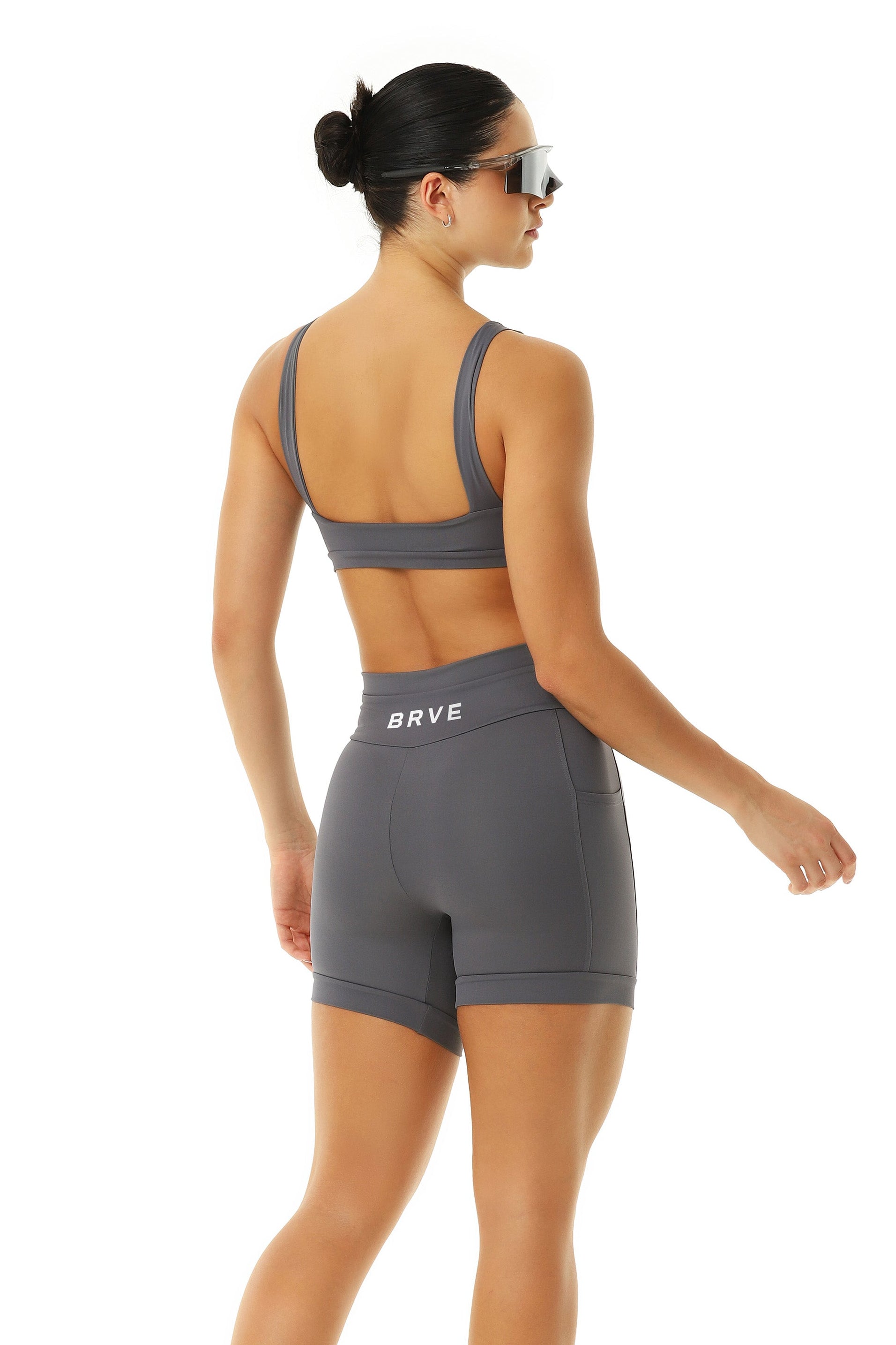 Top Feminino Alltraining Grip Cinza Urban