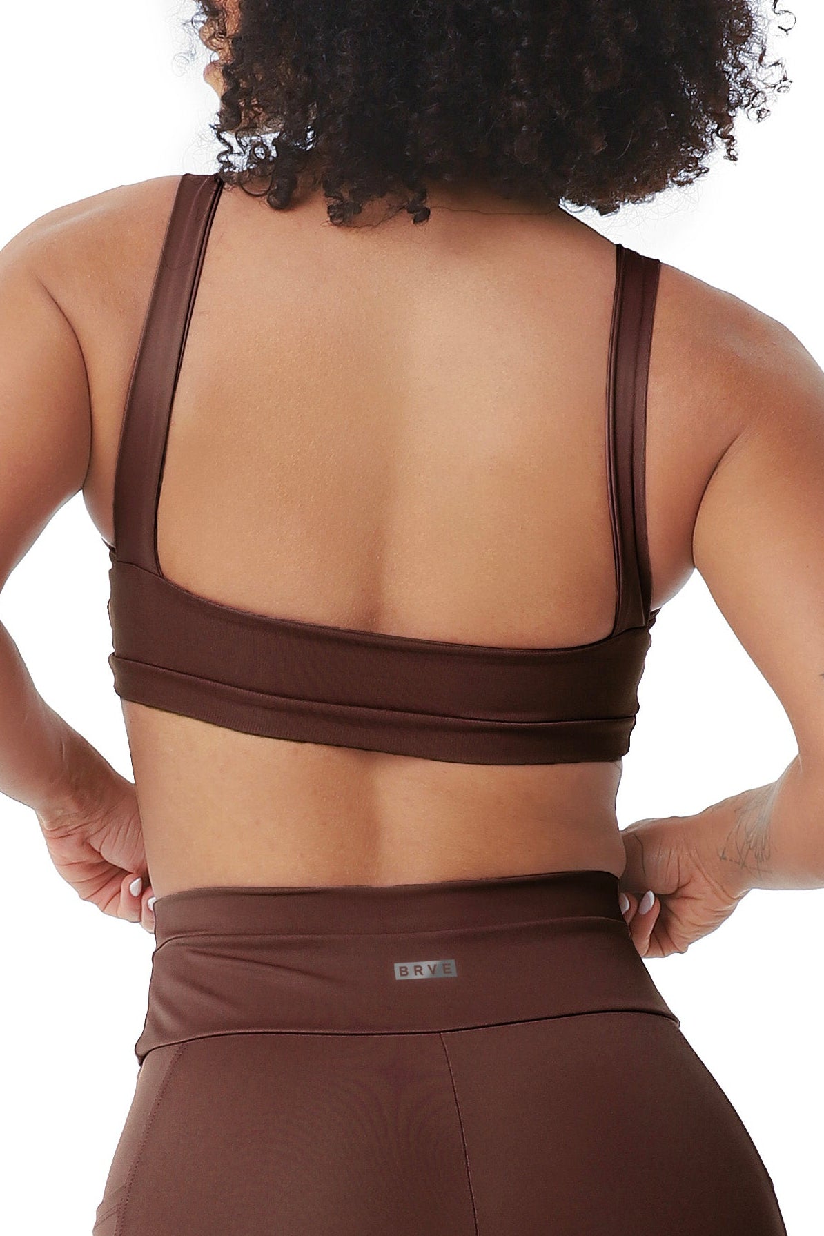 Top Feminino Alltraining Grip Marrom